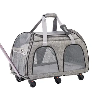 6-Wheel Pet Friendly Pet Carrier Stroller