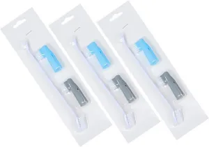 BESPORTBLE 3Pcs Pet Toothbrush for Dogs and Cats Includes Dog Toothbrushes and Finger Toothbrushes for Oral Care and Cleaning Random Packaging