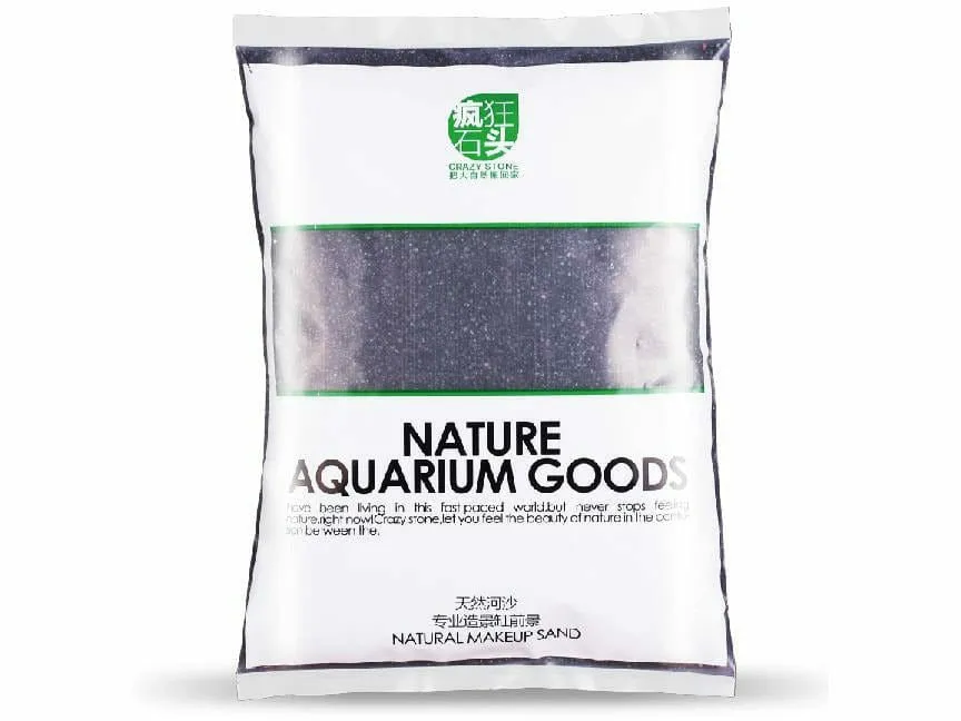Black sands 1-2mm  (2.5kg/ bag)