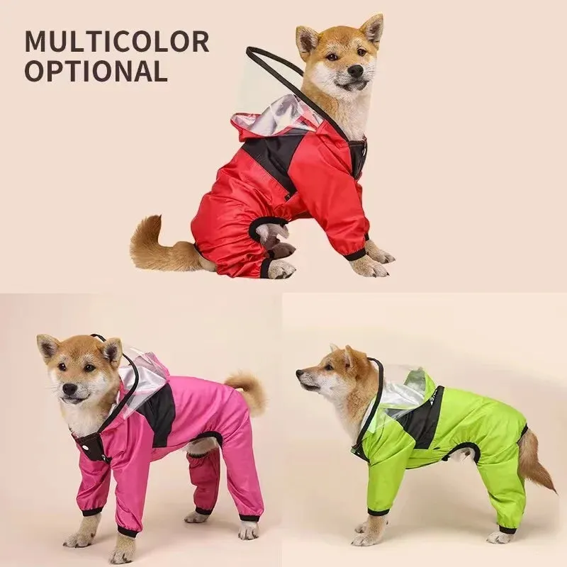 BLU - Dog  Waterproof Raincoat