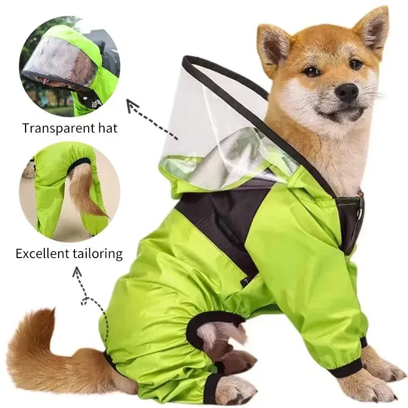 BLU - Dog  Waterproof Raincoat