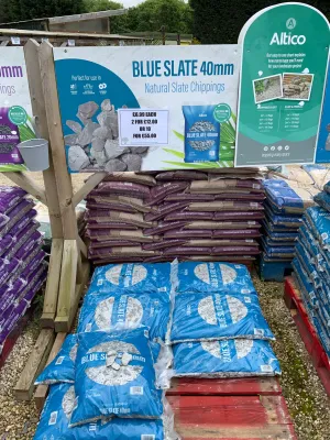 Blue Slate 40mm Natural Slate Chippings