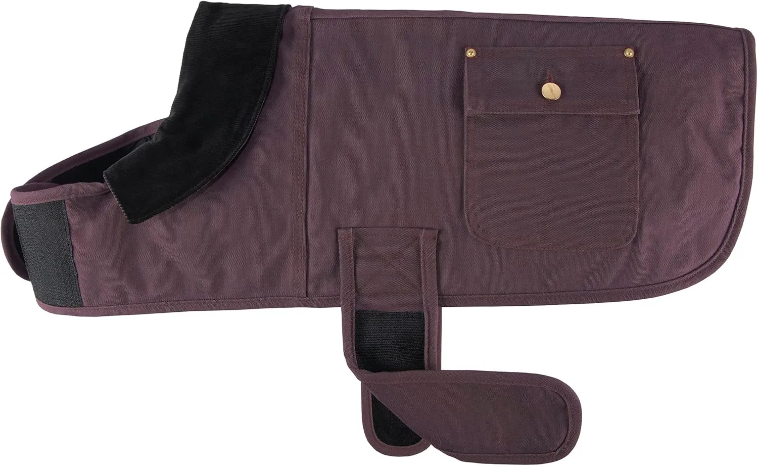 Carhartt Firm Duck Insulated Dog Chore Coat, Durable Weather Resistant Jacket for Cold and Windy Conditions, Contains PFAS (Deep Wine), Medium