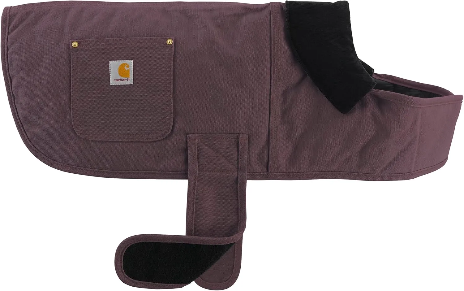 Carhartt Firm Duck Insulated Dog Chore Coat, Durable Weather Resistant Jacket for Cold and Windy Conditions, Contains PFAS (Deep Wine), Medium