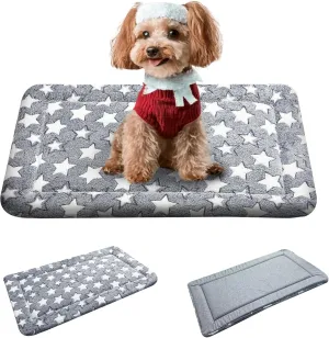 Dog Bed Mat - Dog Crate Pad - Reversible Dog Mat for Pet Comfort - Soft Bed Crate Pads with Dual-Sided Design for All Seasons - Durable, Machine Washable Mat for Crates, Travel, and Home