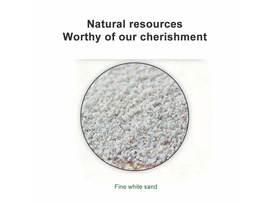 Fine white sand 0.5mm  (1.5kg/ bag)