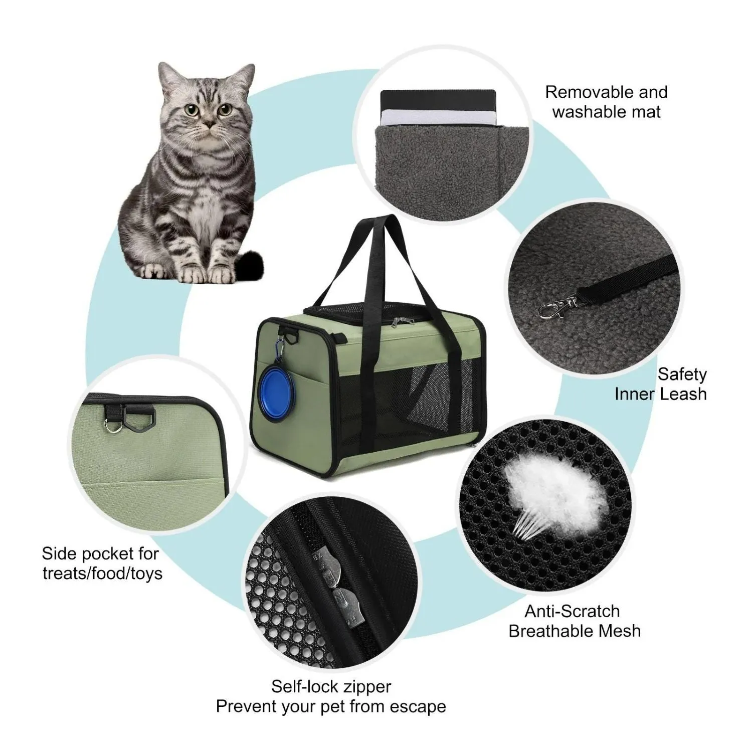 Floofi Portable Pet Carrier