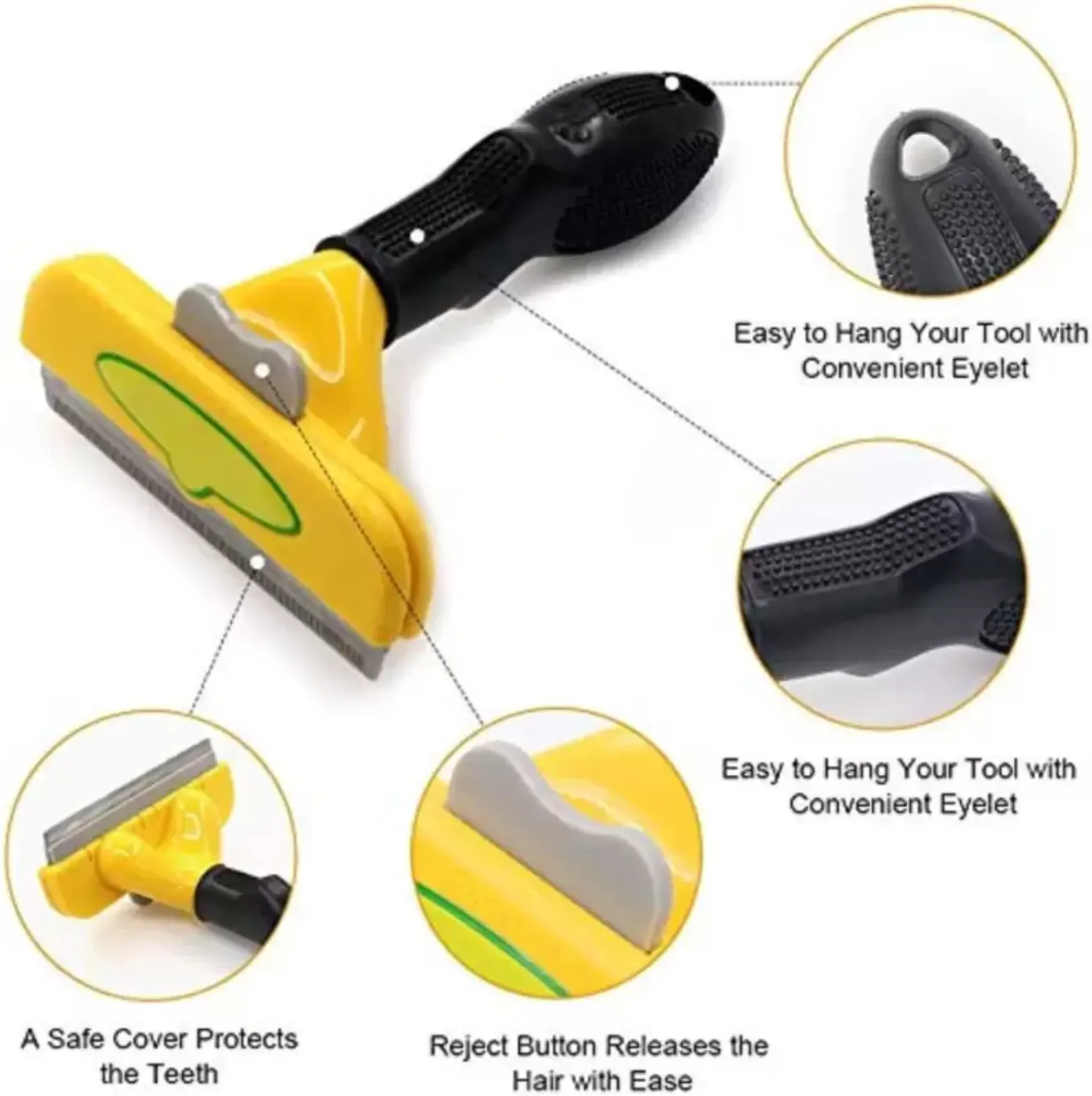 Fur Deshedding Tool for Dogs