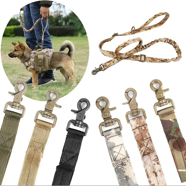green Outdoor nylon dog leash, military fan tactical dog training belt AZ11186