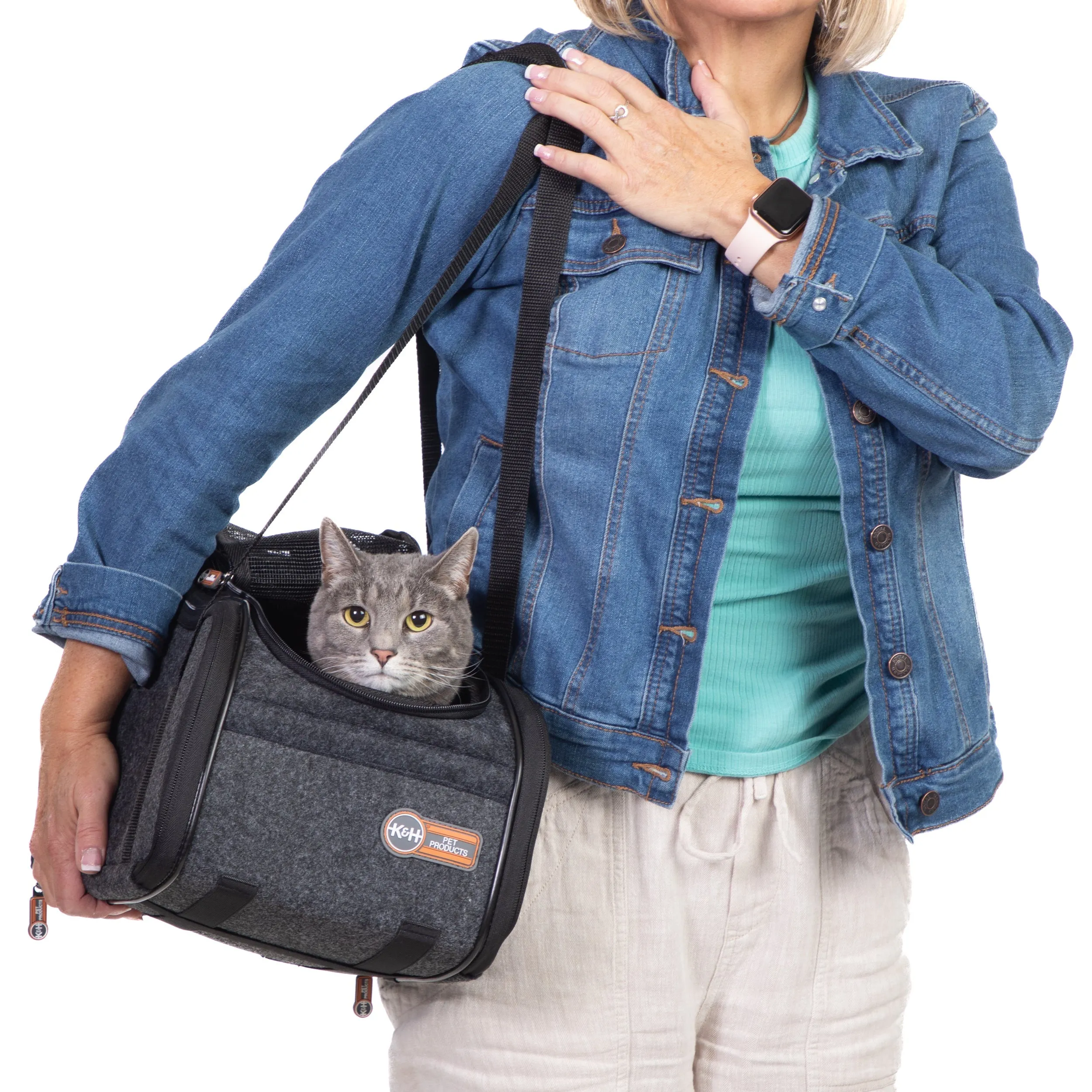 K&H Portable Pet Console Booster Dog Car Seat