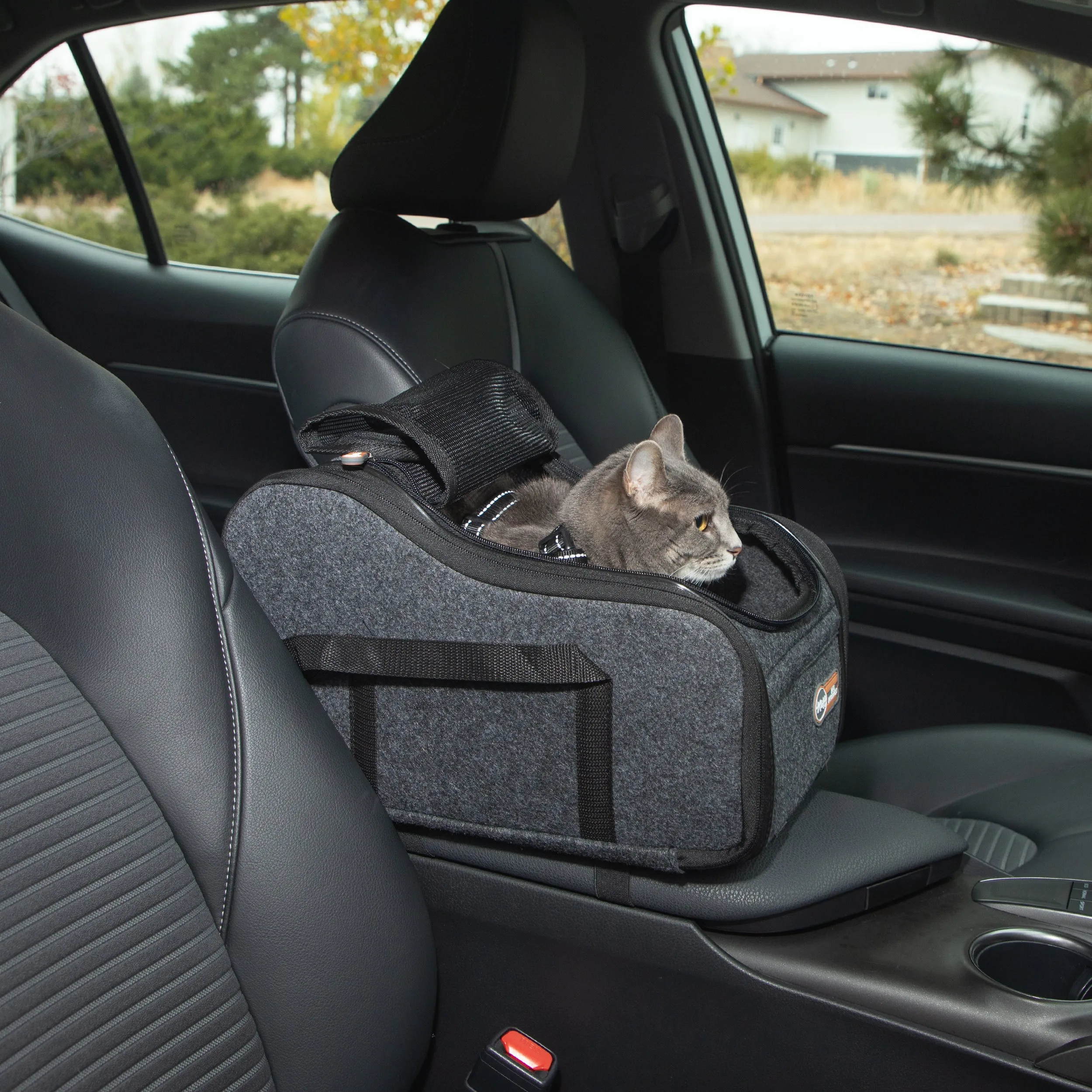K&H Portable Pet Console Booster Dog Car Seat