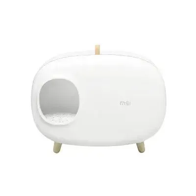 Luxury Cat Litter Box Semi-Closed Design with Scoop