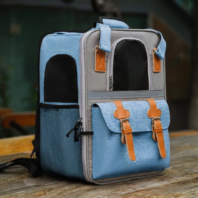 Nylon Foldable Cat Backpack Outdoor