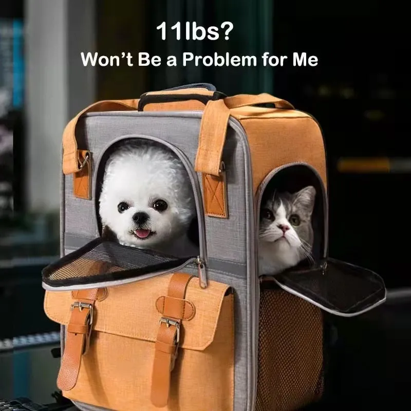 Nylon Foldable Cat Backpack Outdoor