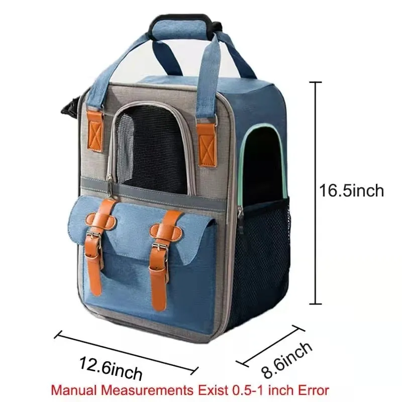 Nylon Foldable Cat Backpack Outdoor