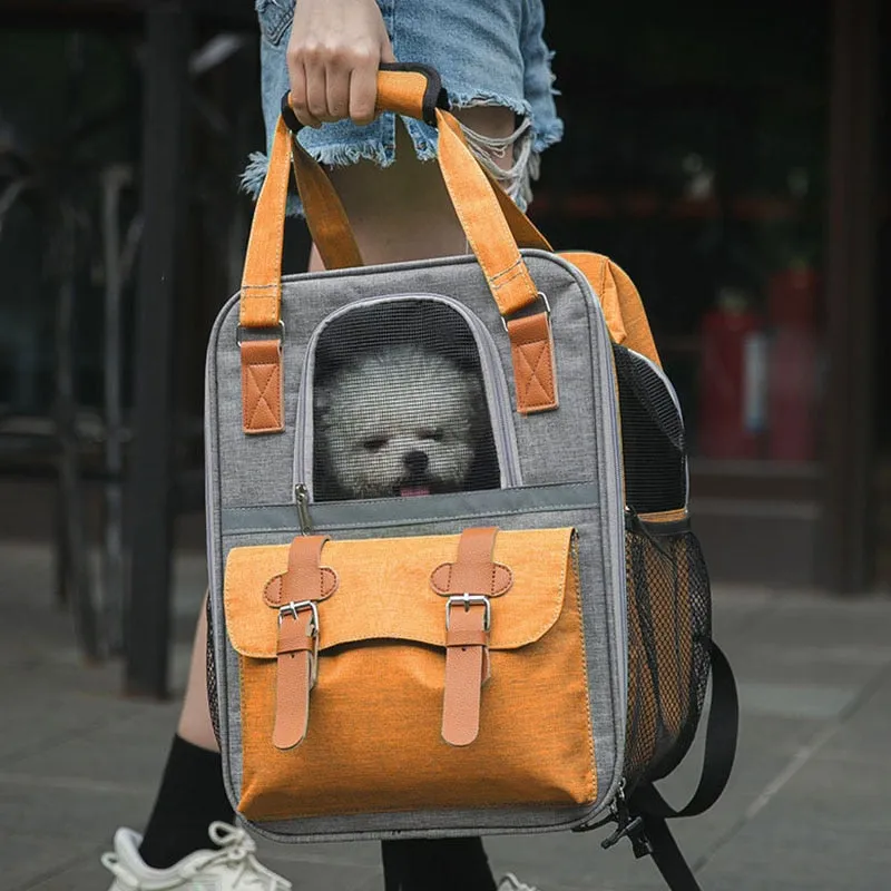 Nylon Foldable Cat Backpack Outdoor