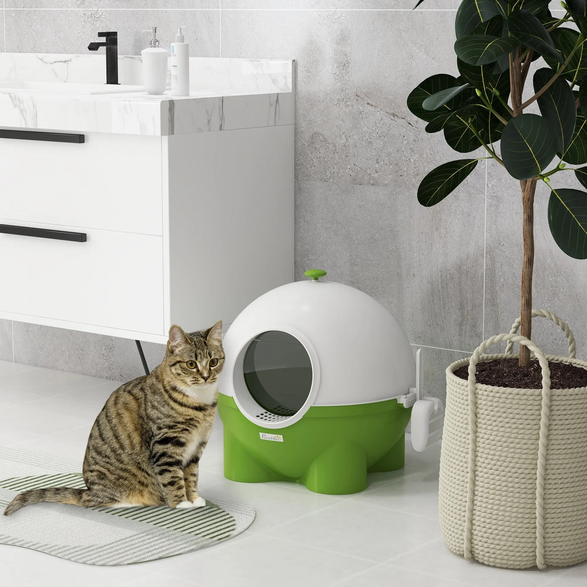 PawHut Large Cat Litter Box