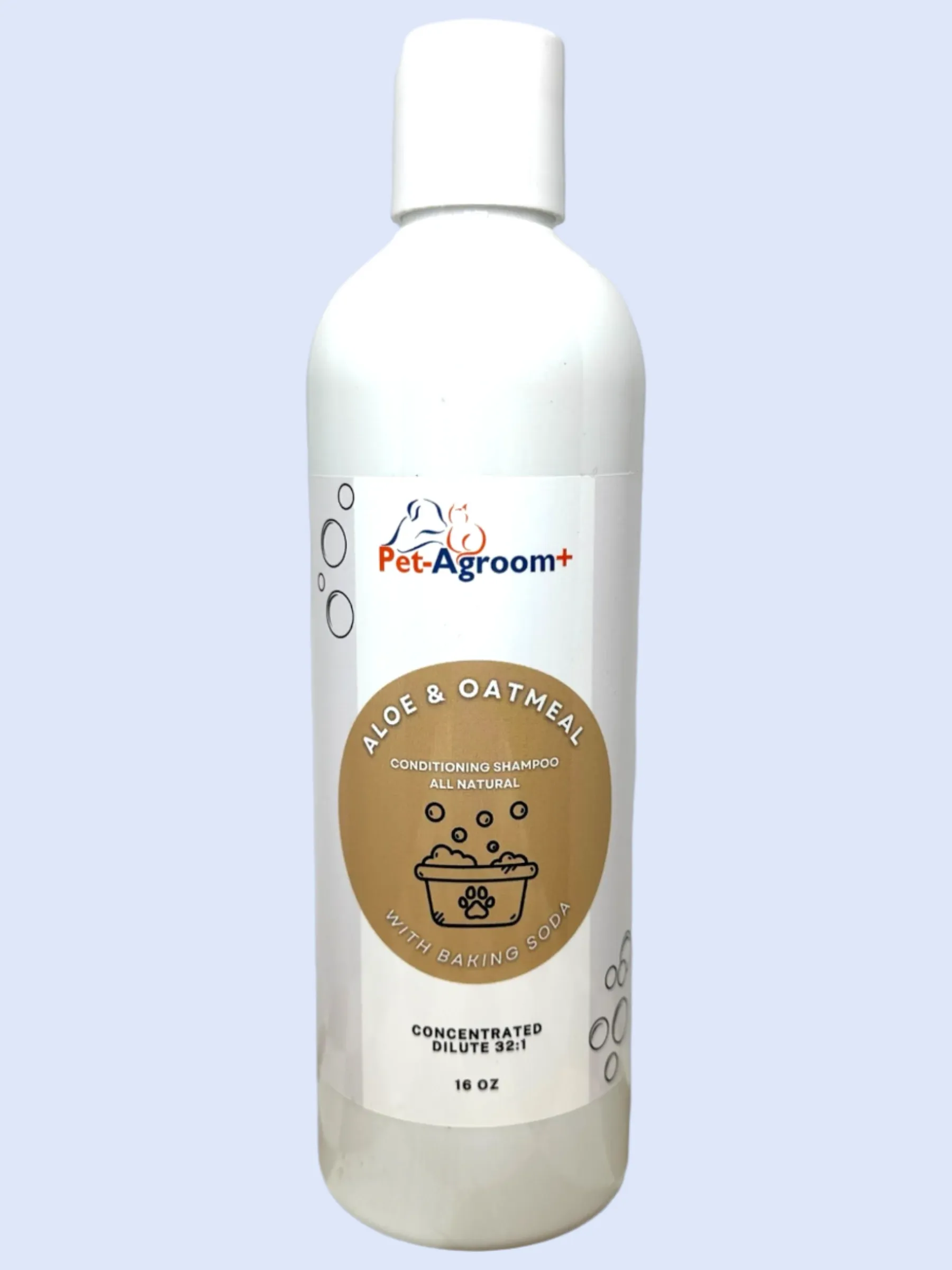 Pet-Agroom  Aloe & Oatmeal 32:1 Shampoo - 16 oz