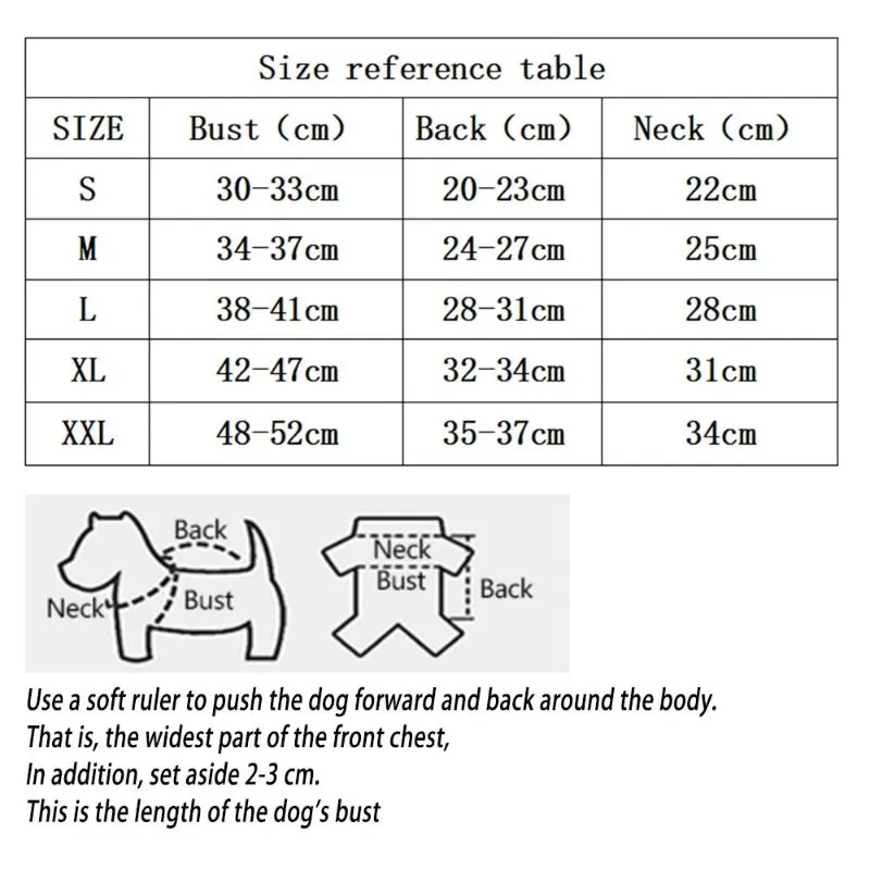 Pet Dog Clothing Winter Warm Thicken Waterproof Dogs Jacket Coat
