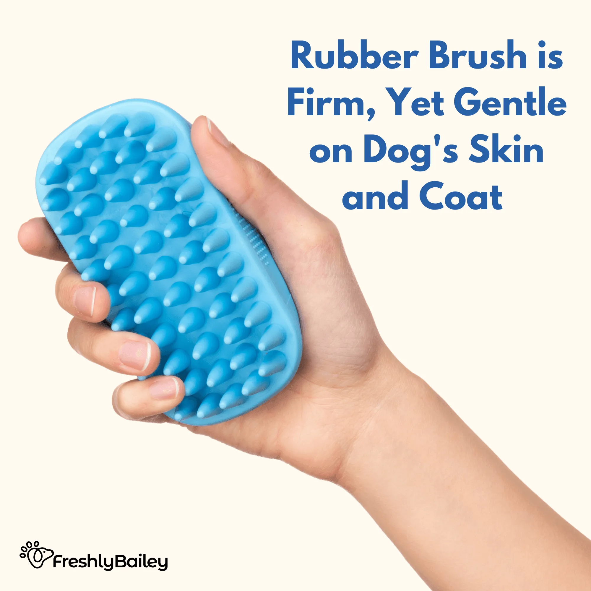 Pet Rubber Wet & Dry Brush
