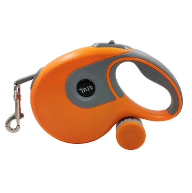 Retractable Leash with Built in Poop Bag Dispenser