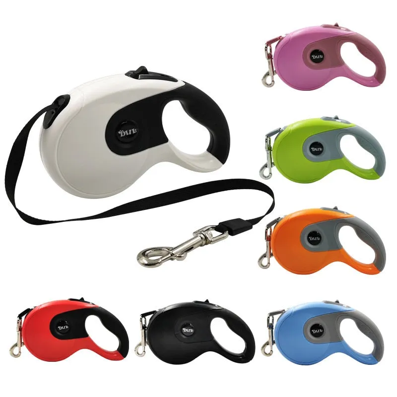 Retractable Leash with Built in Poop Bag Dispenser