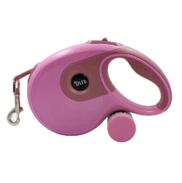 Retractable Leash with Built in Poop Bag Dispenser