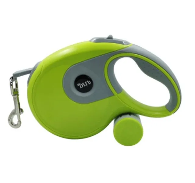 Retractable Leash with Built in Poop Bag Dispenser