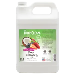 Tropiclean Berry & Coconut Deep Cleaning Shampoo - Gallon