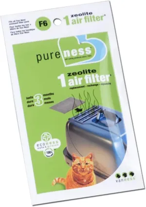 Van Ness Pets Odor Reducing Zeolite Cat Litter Box Air Filter, Fits All Van Ness Pans, 1 Count