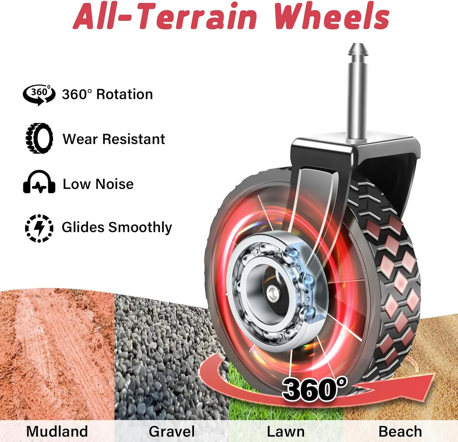 Wagons Carts Foldable - Collapsible Wagon Cart - Foldable Wagon Cart with Wheels Lightweight 300LBS for Beach, Sports Camping, Grocery and Garden