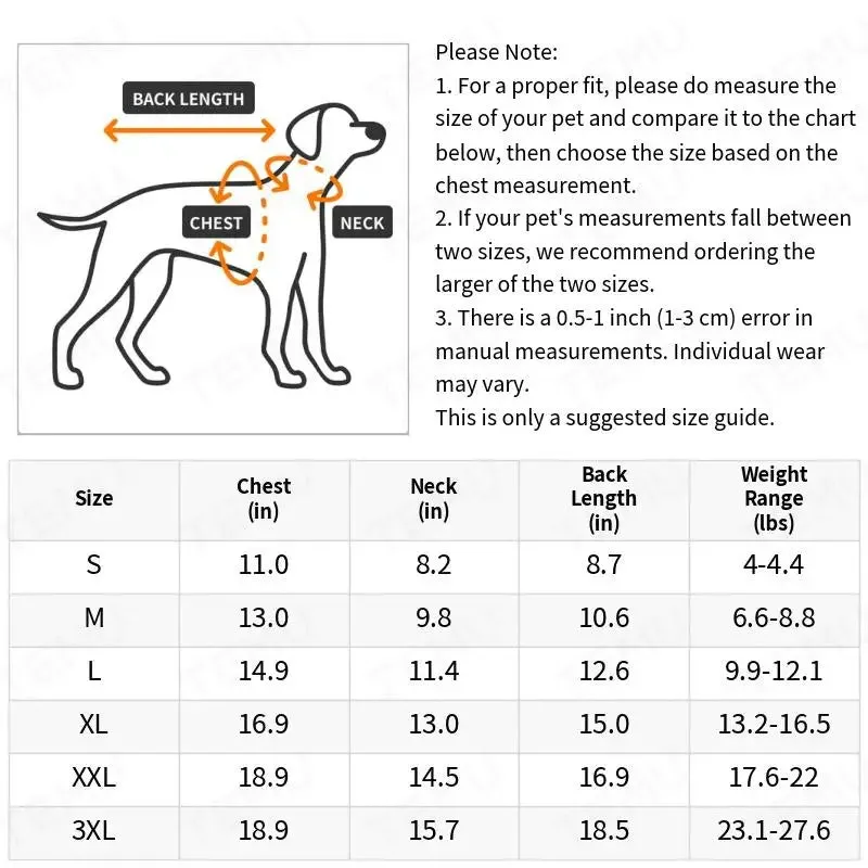 Waterproof Warm Dog Jacket With Reflective Strap