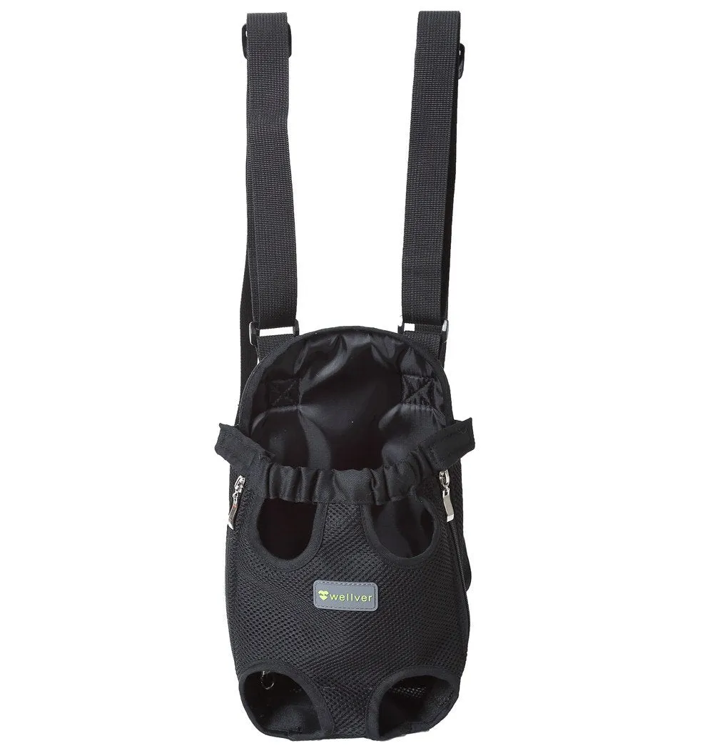 Wellver Dog Front Carrier (Small Black Bag & Medium Blue Bag)
