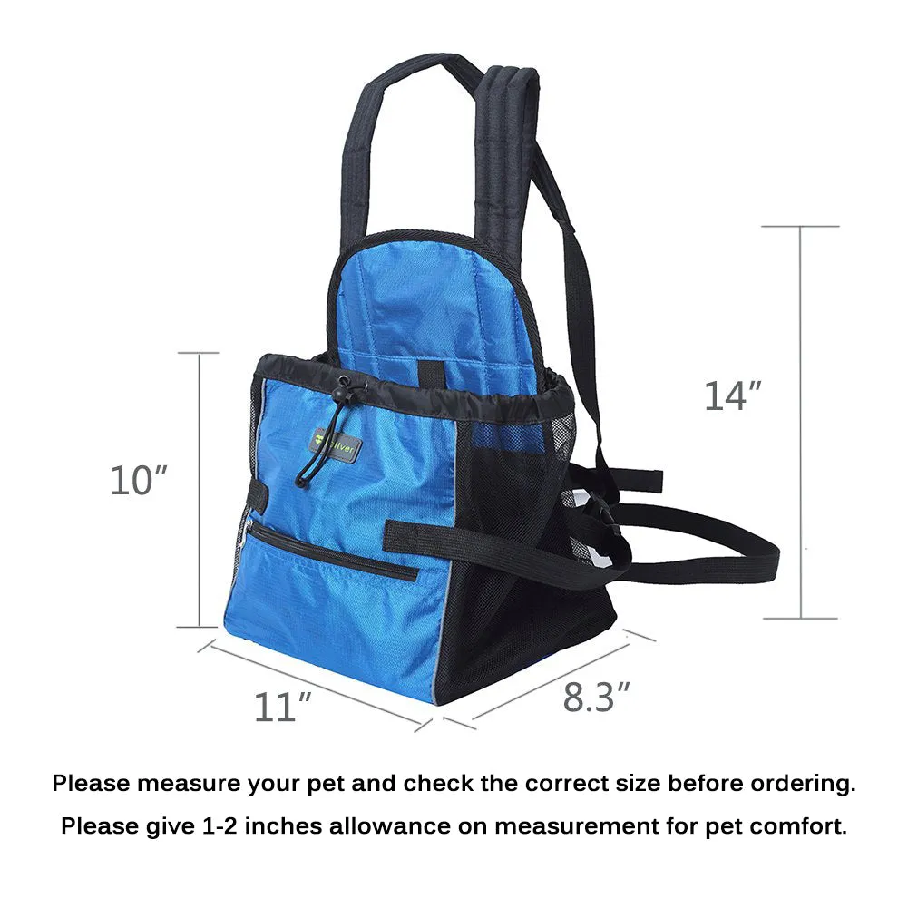 Wellver Dog Front Carrier (Small Black Bag & Medium Blue Bag)